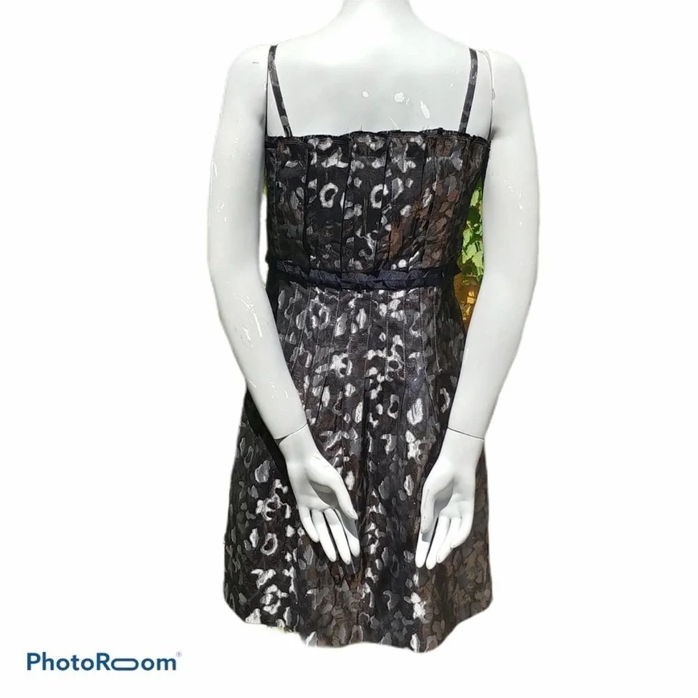 Tory Burch rennie metallic raw hem dress